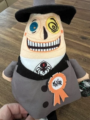 Peluche de dos caras Disney Tim Burton's Pesadilla antes de Navidad NBC ALCALDE 11"" Foto 1 de 4