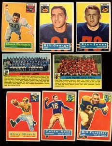 1956 Topps Football Card Lot Starter Set 28 Different EX/NRMT - Picture 1 of 1