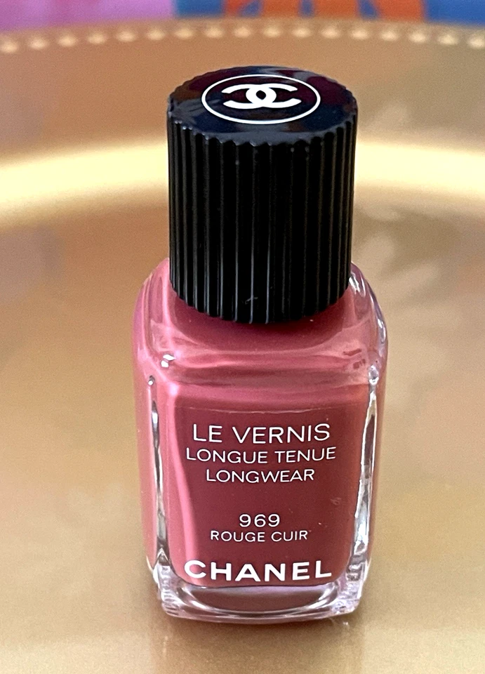 香奈儿 - ROUGE CUIR #969 Le Vernis NAIL POLISH - 全新 — 第 1/4 张图片