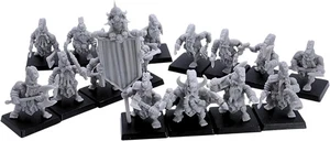Dwarf Slayers Berserkers – 16 Miniatures for DnD & Wargaming | 32mm Scale Resin - Picture 1 of 6