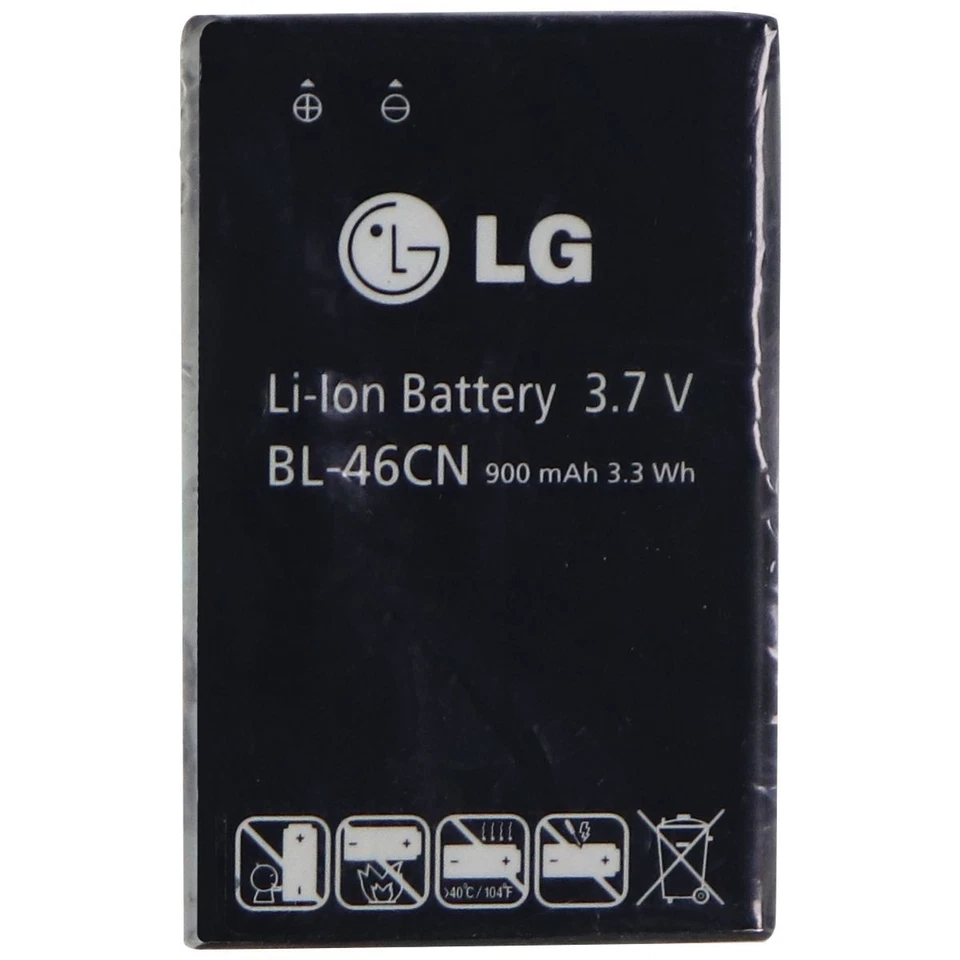 Bateria recarregável LG (3.7V) 900mAh Li-Ion (BL-46CN) - Imagem 1 de 1