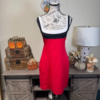 Mini Vestido Vintage Años 90 Cache Color Block Body con Talla L Deportivo Y2k Retro Foto 1 de 4