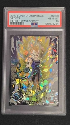 2024 Super Dragon Ball Heroes Meteor Mission 6 Legend Secret Coll Vegeta PSA 10 Foto 1 de 2