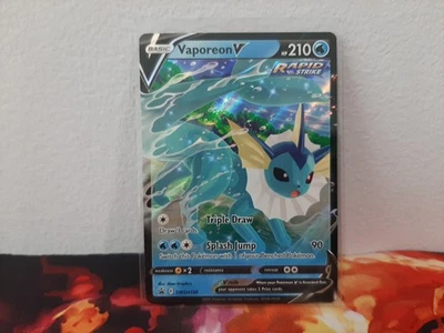 Pokémon TCG: Vaporeon V SWSH150 Black Star Promo - Near Mint - Image 1 of 2