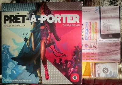 Pret a Porter board game 2019 Portal Games in shrink with promos free shipping - Image 1 of 4