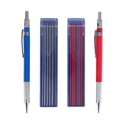 2 Pcs  Welders Pencil with 24 Pcs 2mm Refills Mechanical Pencil with2318 - Imagen 1 de 4