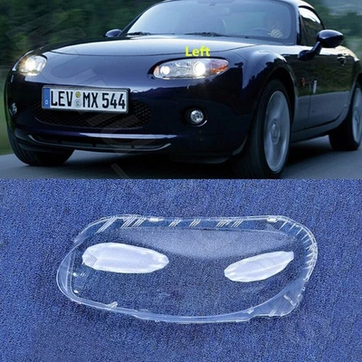 Carcasa de lente transparente del faro izquierdo + pegamento para Mazda MX-5 Roadster cupé 2006-2008 Foto 1 de 4