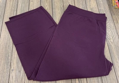 Pantalones pequeños Hanes XX grandes para mujer 60 % poliéster 40 % algodón ciruela Foto 1 de 3