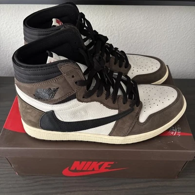 Talla 11.5 - Jordan 1 Retro OG x Travis Scott High Mocha Grado B Foto 1 de 4