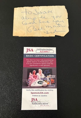 Billy Martin Signed New York Yankees Autograph Jsa coa vintage 1950's vintage - Image 1 of 4