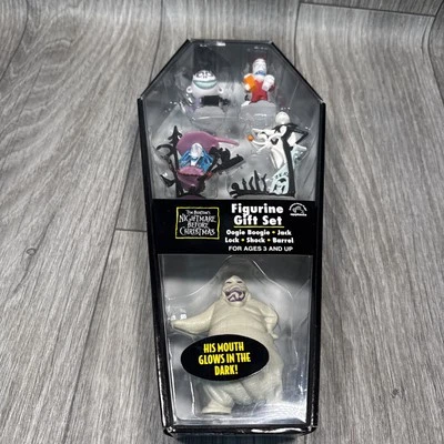 Nightmare Before Christmas 5 FIGURINE Gift Set 1998 OOGIE BOOGIE NOVO - Imagem 1 de 4