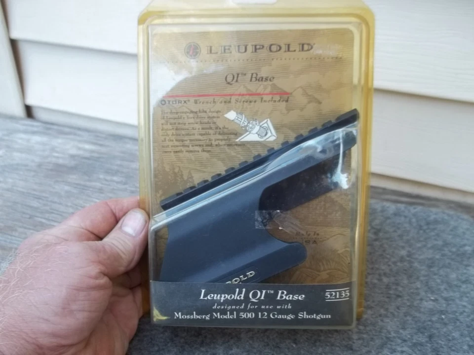 Escopeta calibre 12 Mossberg modelo 500 base Leupold QI # 52135 NUEVO EN PAQUETE ENVÍO GRATUITO Foto 1 de 4