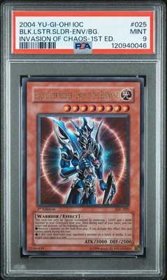 PSA 9 MINT Black Luster Soldier Envoy IOC-025 Ultra Rare 1st Edition *046 Yugioh - image 1 of 3