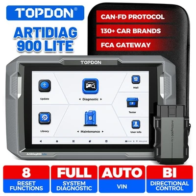 2025 TOPDON ArtiDiag900 Lite BT Bidirectional All System Diagnostic OBD2 Scanner Foto 1 de 4