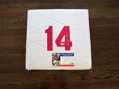 PETE ROSE HIT KING CINN REDS SIGNED AUTO VINTAGE THIRD BASE PSA/DNA BEAUTY - Image 1 of 4