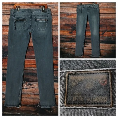 GUESS Jeans Size 12 Vintage 90s Daredevil Skinny Low Rise Gray Denim Stretch  - Image 1 of 4