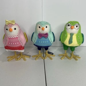 Target 2019 Easter Birds set completo 3 etichette amici piumati Cora Booker Arlo - Foto 1 di 2