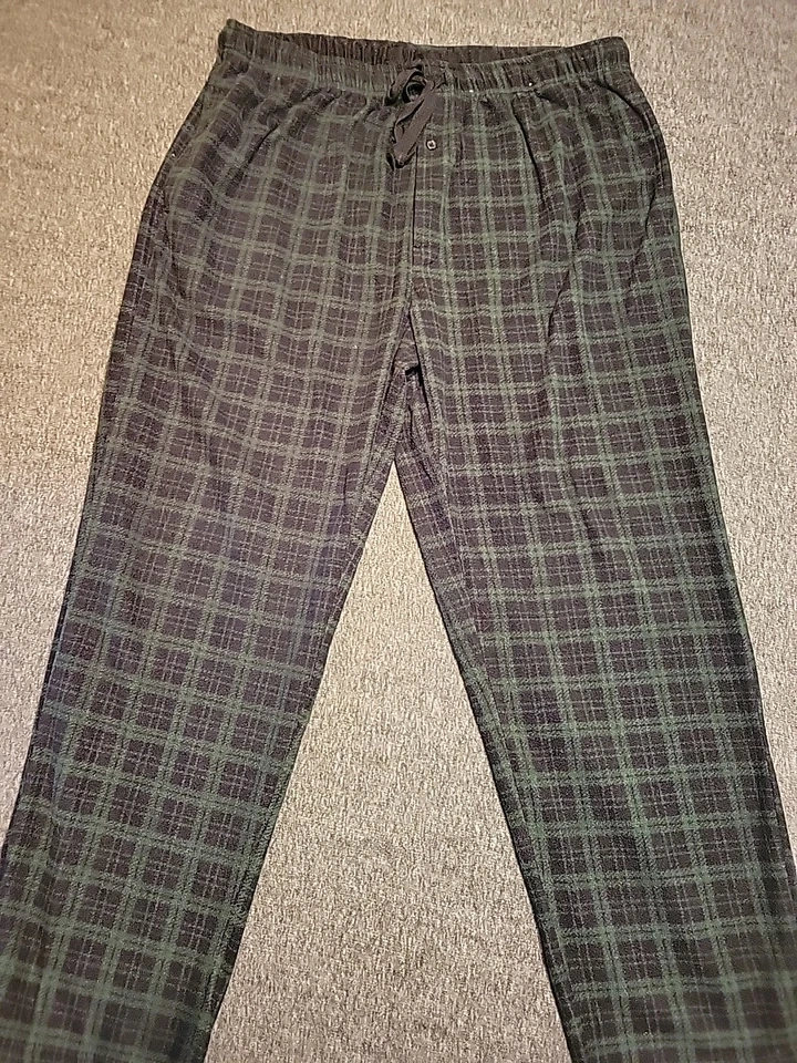 Pijama Stafford Ropa de dormir Polar Pantalones de salón Para hombres Talla XL Verde A Cuadros Acogedor  Foto 1 de 4