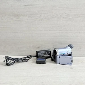 Sony Handycam DCR-TRV14E Handheld MiniDV Camcorder blau getestet Ladegerät Akku - Bild 1 von 12