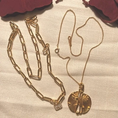 Ketten, Anhänger Schloß mit Zirkonia, +Kette 5 cm Anhänger vergoldete Ketten Neu - Bild 1 von 4