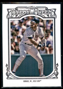2013 Topps Gypsy Queen Wade Boggs Boston Red Sox #158 - Foto 1 di 2