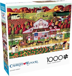 Giochi di Buffalo - Charles Wysocki - Fattorie d'Autunno - Puzzle 1000 Pezzi -...  - Foto 1 di 6