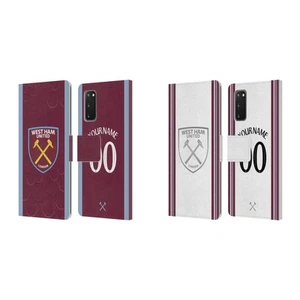 CUSTOMIZED WEST HAM UNITED FC 2023/24 KIT LEATHER BOOK CASE FOR SAMSUNG PHONES 1 - Picture 1 of 8