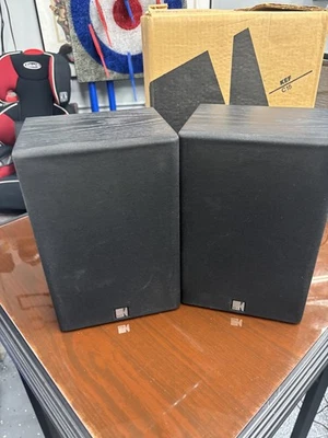 PAR DE ALTAVOCES DE ESTANTERÍA DE LIBROS KEF C15 DE COLECCIÓN C-15 MADERA NEGRA ¡SONAN GENIAL! Caja original Foto 1 de 4