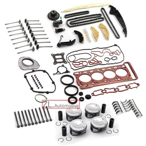 Engine Pistons Valves Rebuild Kit OS 0.5mm For Audi S3 8V VW Golf R 2.0 TSI CJX - Picture 1 of 7