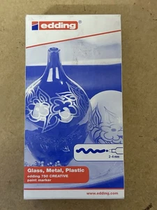 Rotuladores Edding 750 VIDRIO METAL PLÁSTICO Arte Marrón Caja x10 NUEVO Creativo 2-4mm - Imagen 1 de 6