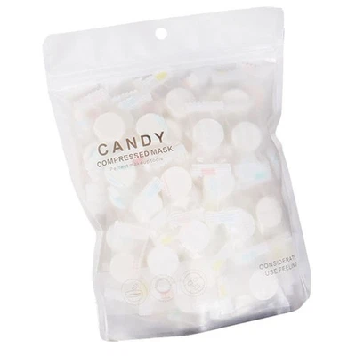 100 Pcs Reusable Compressed Facial Masks Non Woven Beauty Masks - Image 1 of 4