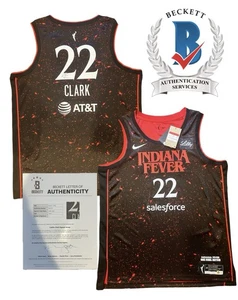 Caitlin Clark Signed Indiana Fever Stranger Things Nike Jersey Beckett BAS COA - Picture 1 of 7