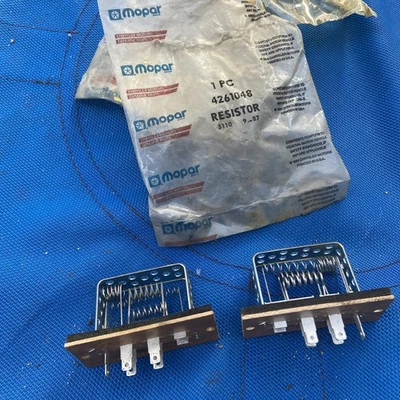 NOS Mopar 4261048 Blower Motor Resistor 1985-96 Dodge Van OEM  - Image 1 of 4