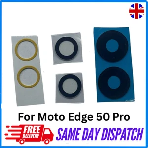 For Moto Edge 50 Pro Back Rear Camera Glass Lens With Sticker Replacement - Picture 1 of 1