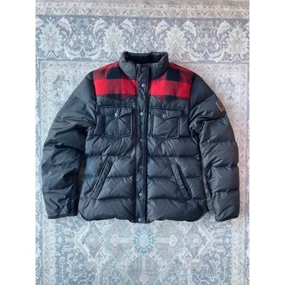 Penfield Trailwear Down Jacket Men’s Size XS Black Buffalo Check Western - Image 1 of 4