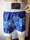 Force Boxing / Martial Arts Muay Thai Blue & White Shorts   Various Sizes    New