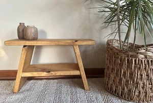Wood Bench 30" L. x 9"W. x 18" H. - Picture 1 of 4