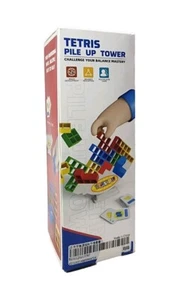 Tetris Pile Up Tower Challenge Your Balance Mastery Ages 3+ Balance Brain Game - Picture 1 of 6