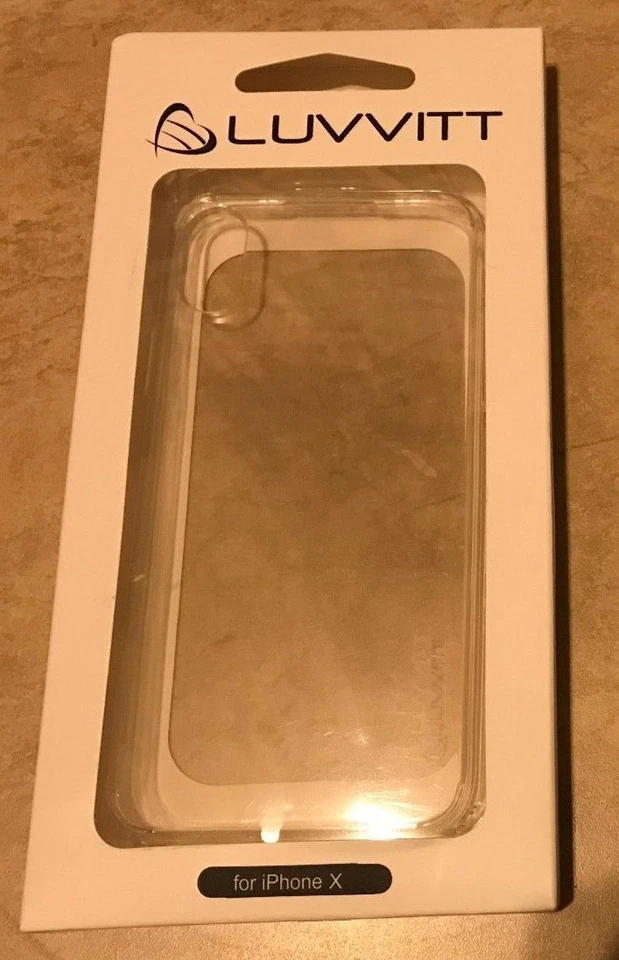 Funda Luvvitt Clear View para iPhone X Cristalina NUEVA sellada de fábrica en caja Foto 1 de 1