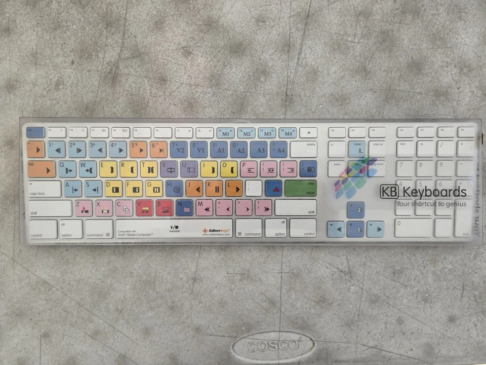 Editors Keys Shortcut Keyboard for Avid Media Composer (PC/Mac) - Image 1 of 1