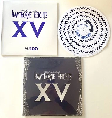 If Only You Were Lonely -Hawthorne Heights Rare Hand-Screened Cover Vinyl LP New - Image 1 of 4