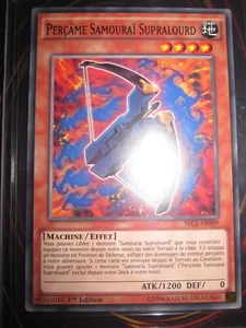 YU-GI-OH! COM PERCÂME SAMOURAÏ SUPRALOURD SECE-FR009 EDITION 1 FRANCAIS MINT - Imagen 1 de 2