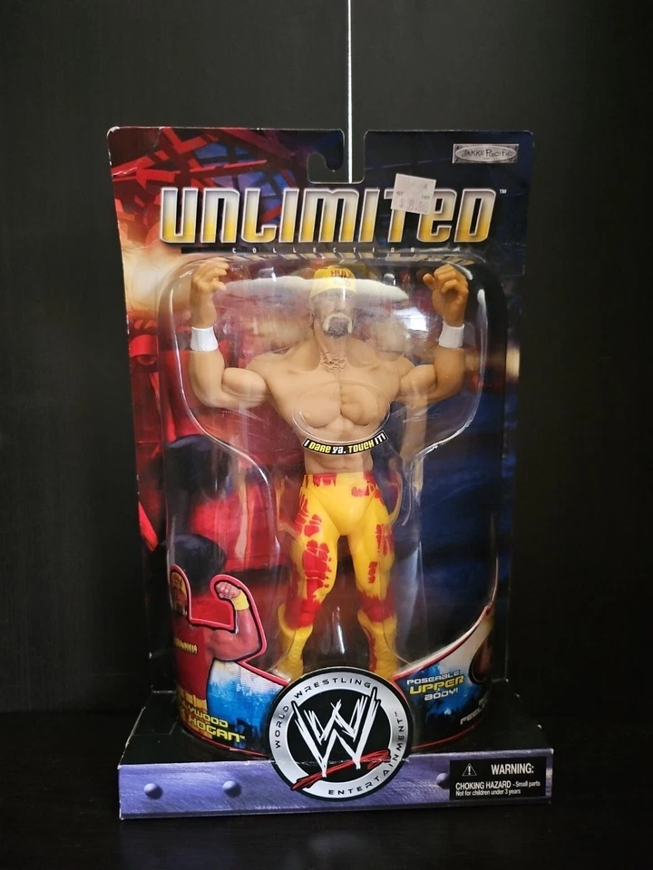 2002 WWE Unlimited Hollywood Hulk Hogan Wrestling Figure Jakks Pacific