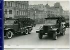 Photo USSR Soviet army truck "ЗИС-151" with rocket systems at the parade 