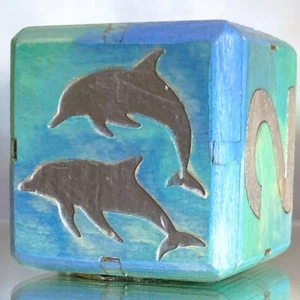 Double Dolphin: Game of Waves - Backgammon cubo doble 36 mm - Imagen 1 de 9
