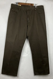 Vertical Robert Comstock RC Jeans Pants Mens 40x30 Brown 100% Cotton - Picture 1 of 10