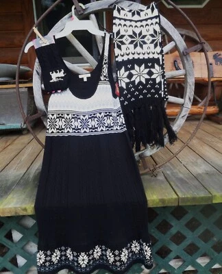 Camiseta Júnior Feminina L Delia Malha - Floco de Neve Nórdico - Combinar Cachecol, Luvas - Imagem 1 de 4