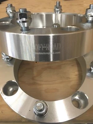 Front Wheel Spacers Yamaha Raptor 350 2004-2013 Billet HDM NEW 1.5"  #5 - Image 1 of 3