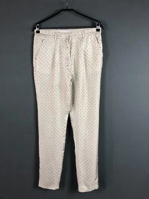 Pantalón Fabiana Filippi Seda Mujer Talla S Blanco Estampado Foto 1 de 4