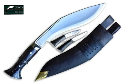 10" Forjado a Mano Gurkha Panawal Jungle Kukri, Mango de Cuerno en Nepal por GK&CO Kukri Foto 1 de 4